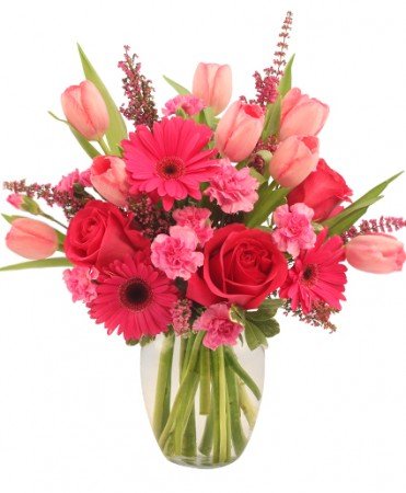 Sweet Pink Mystique Flower Bouquet