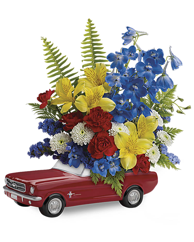 Teleflora's '65 Ford Mustang Bouquet