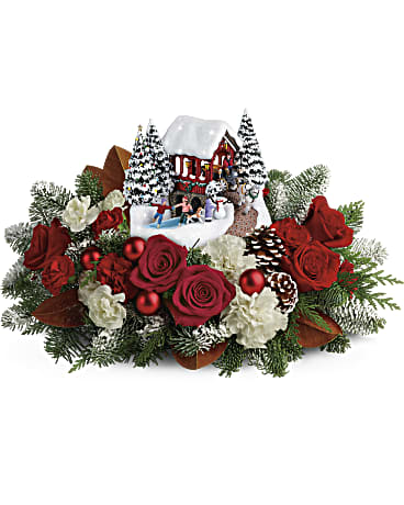 Thomas Kinkade's Snowfall Dreams Bouquet Flower Bouquet