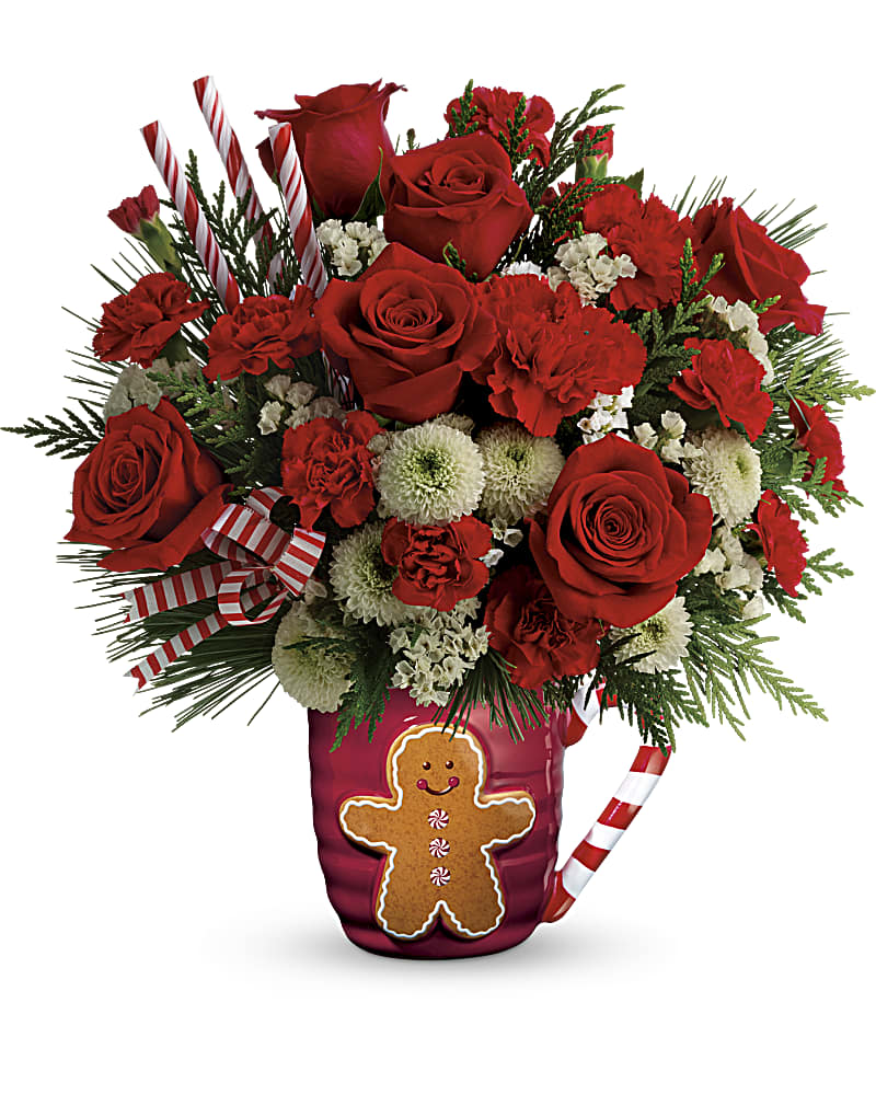 Send A Hug® Winter Sips Bouquet by Teleflora Flower Bouquet
