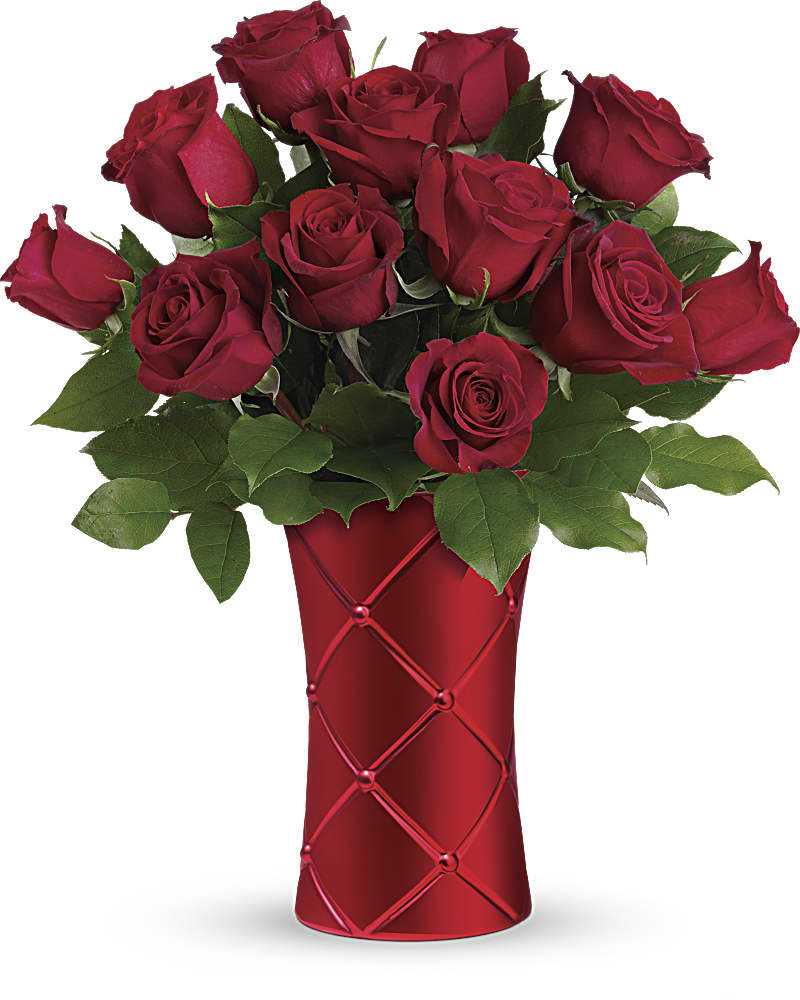 Teleflora's Crimson Luxury Bouquet Flower Bouquet