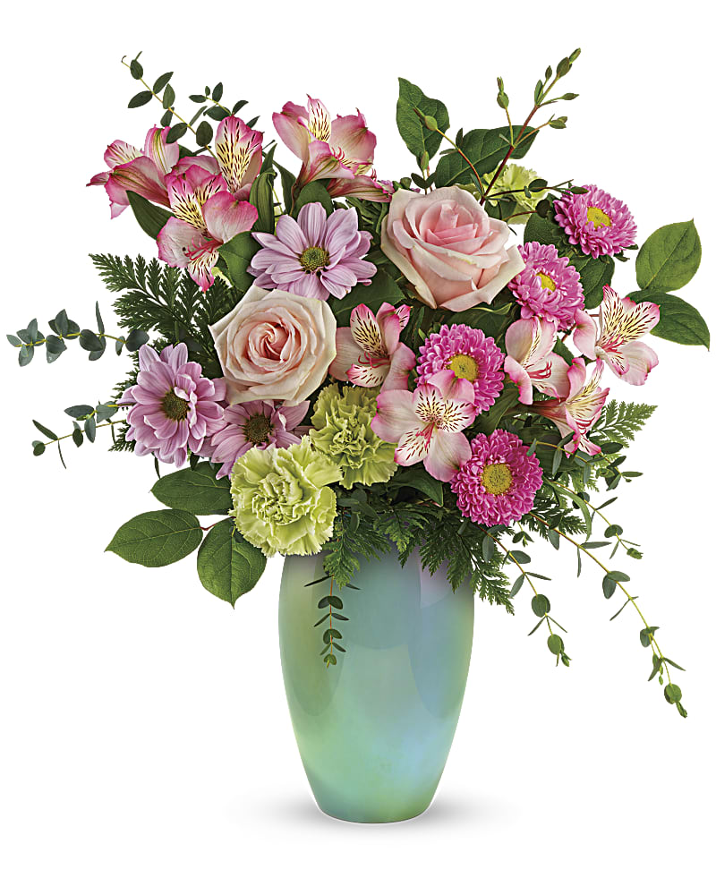 Enamored With Aqua Bouquet
