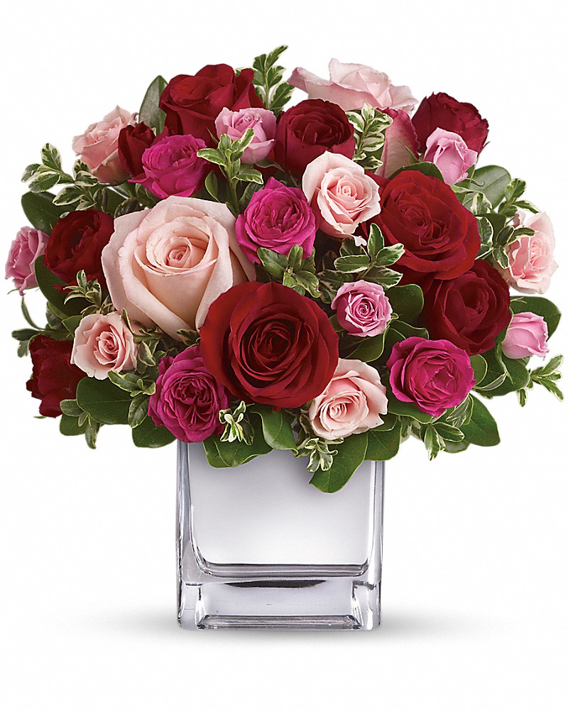 Teleflora's Love Medley Bouquet With Red Roses