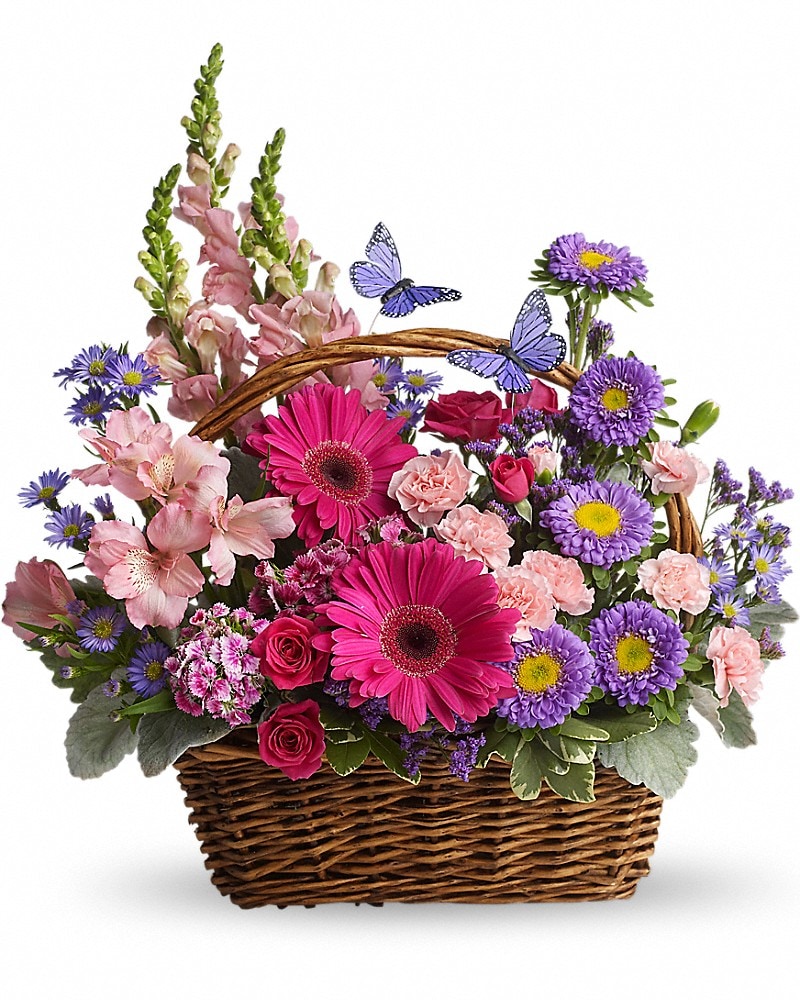 Country Basket Blooms Teleflora