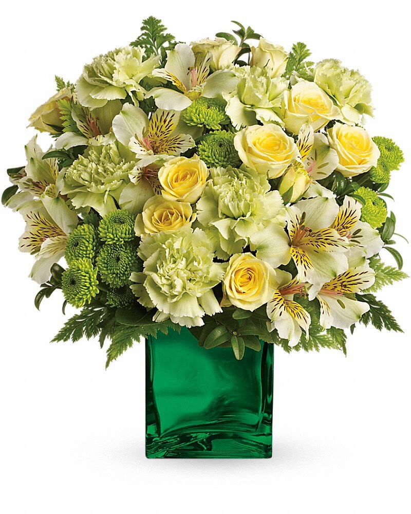 Teleflora's Emerald Elegance Bouquet
 Flower Bouquet