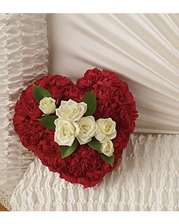 Rose Heart Pillow