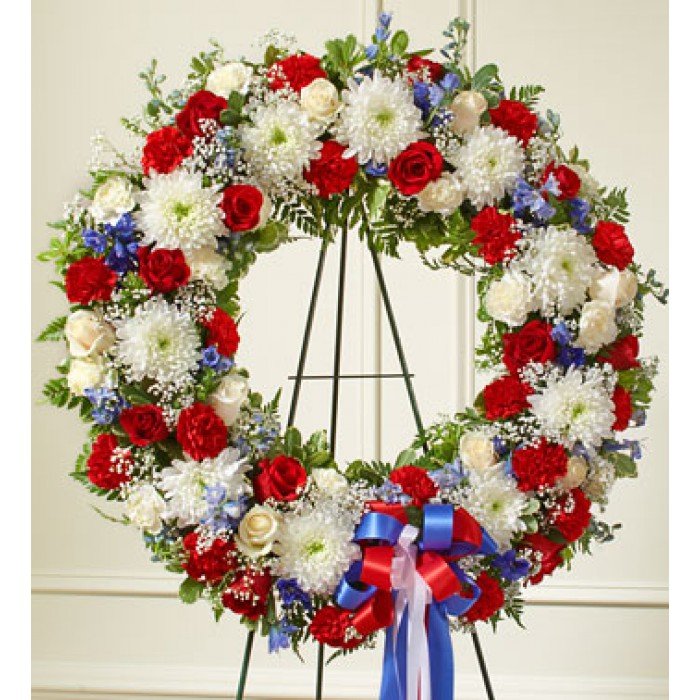 Red, White & Blue Wreath