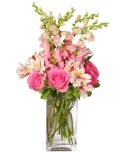 Think Pink Flower Bouquet