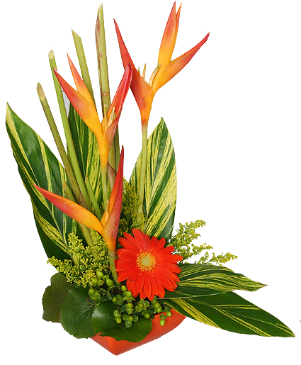 Tropical Heat Flower Bouquet