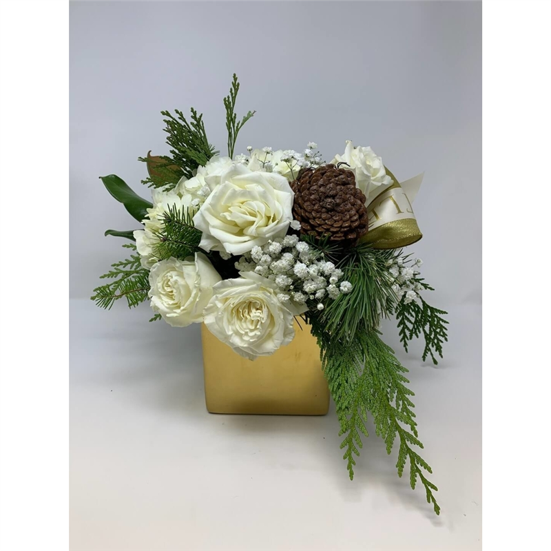 Holiday Whites Medium Flower Delivery Little Rock Ar Tanarah Luxe Floral