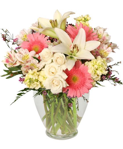 Welcome Baby Girl Flower Bouquet