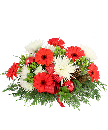 "All I Want for Christmas" Centerpiece Flower Bouquet