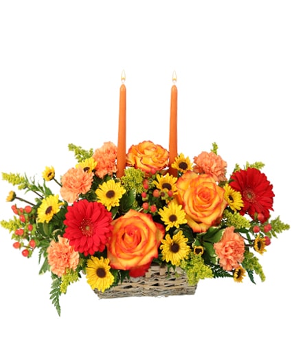 THANKSGIVING DREAMS
  Basket Of Flowers