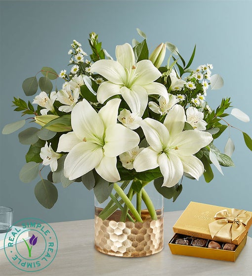 Classic Lily Bouquet by Real Simple